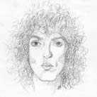 Paul Stanley drawing unmasked
